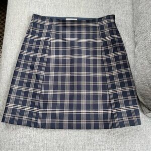 Babaton Tartan Mini Skirt